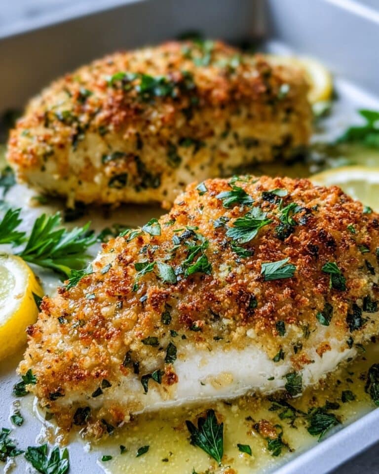 Herb-Crusted Baked Boursin Chicken Recipe