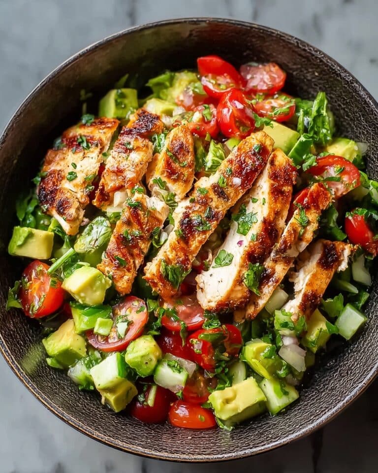 Healthy Avocado Chicken Salad Recipe
