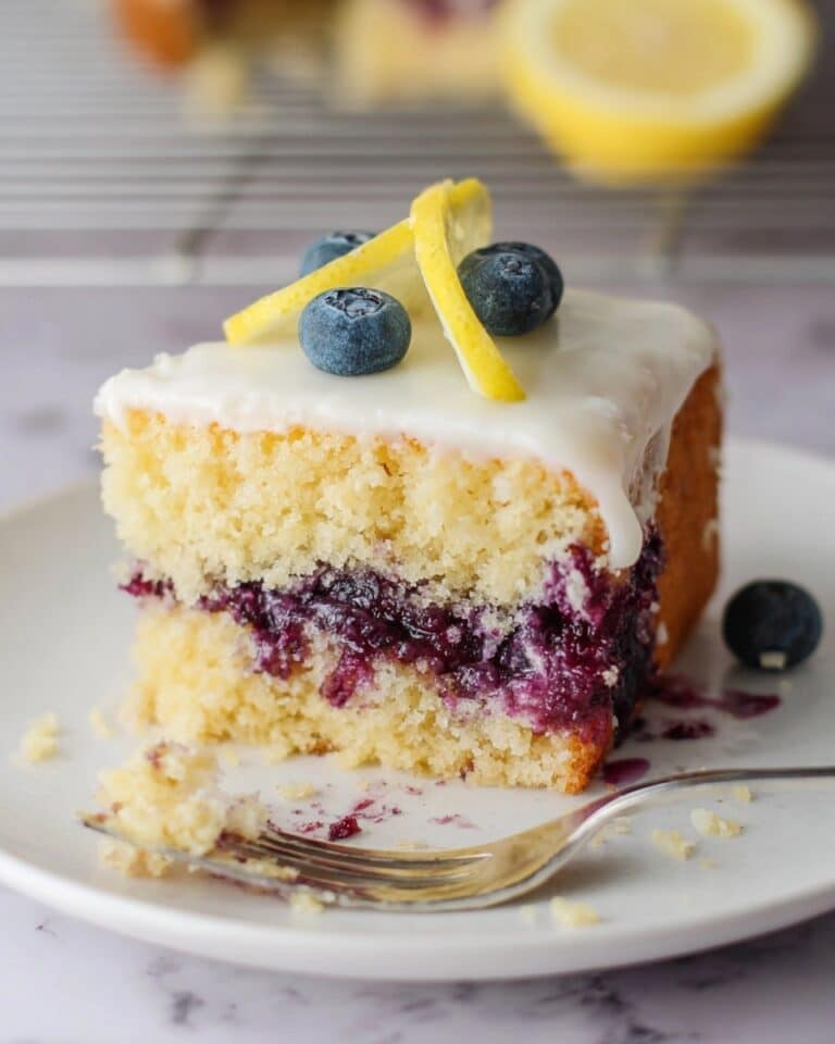 Lemon Blueberry Sheet Cake Recipe