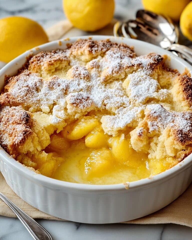 Magic Lemon Cobbler Recipe
